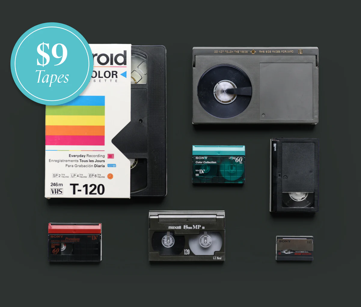$9 Tape & Film Transfers - Image 3